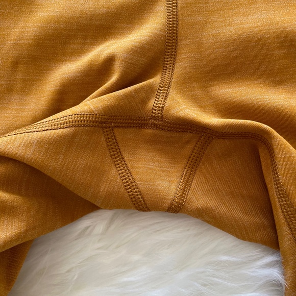 LULULEMON High-Rise Leggings in Heathered Fools Gold/Heathered Honey Lemon - Picture 6 of 11